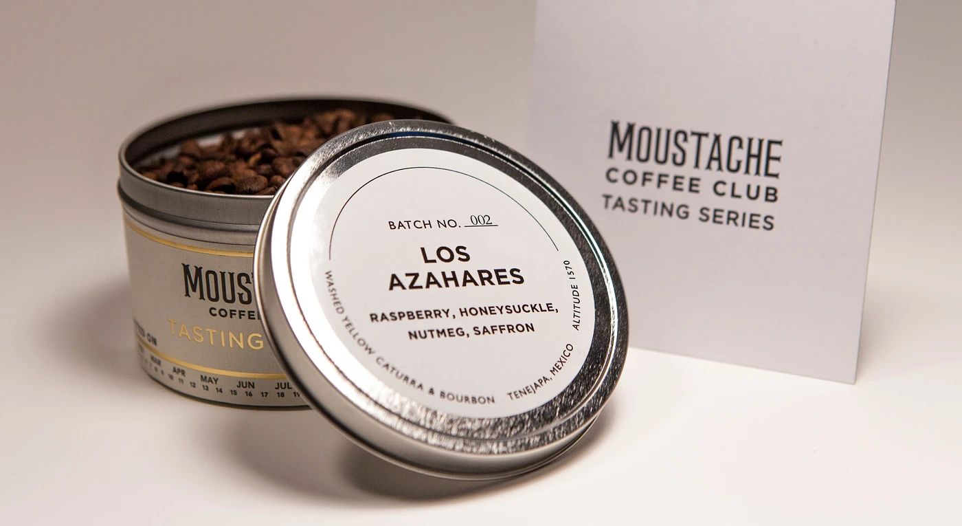 Purchase Tasting Series: Los Azahares coffee with flavors of Raspberry, Honeysuckle, Coffee Flowers, Plum, Nutmeg, Saffron