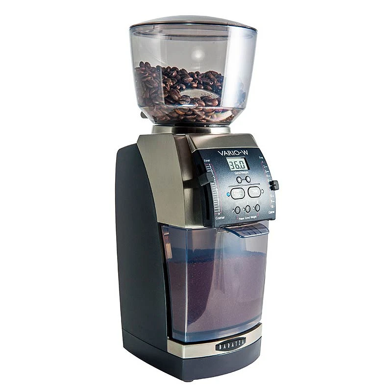Purchase Baratza Vario-W coffee with flavors of This grinder is the same body as the Vario but has weight based grinding instead of time based grinding.