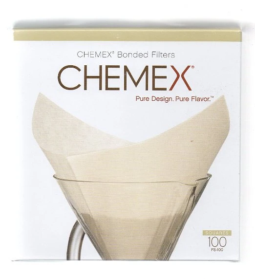 Purchase Chemex Filters coffee with flavors of CHEMEX BONDED FILTERS PRE-FOLDED SQUARES